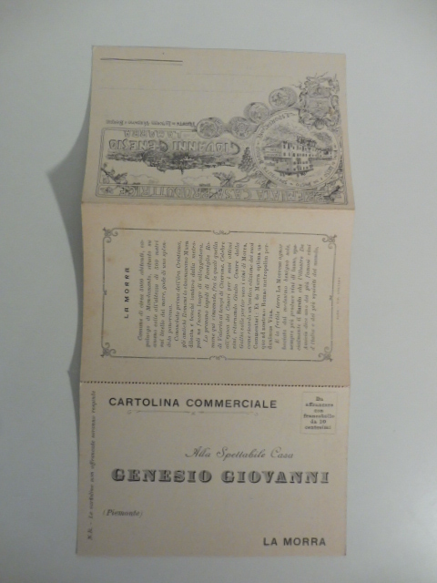 Giovanni Genesio, La Morra. Premiata casa produttrice di vini di lusso e da pasto, specialità Barolo